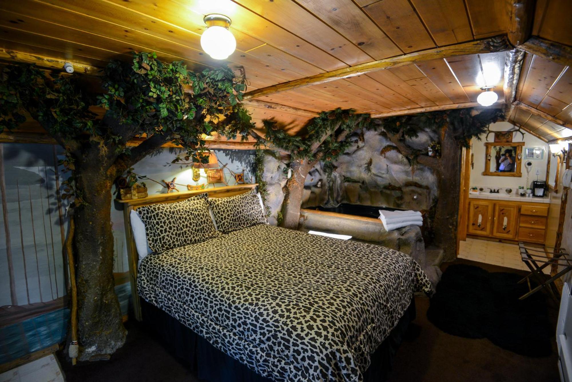 Castle Wood Theme Cottages- Couples Only ビッグ・ベアー・レイク エクステリア 写真